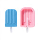 2-Piece Silicone Popsicle Mold Set Reusable Nonstick Ice Pop Maker with Easy Release Design