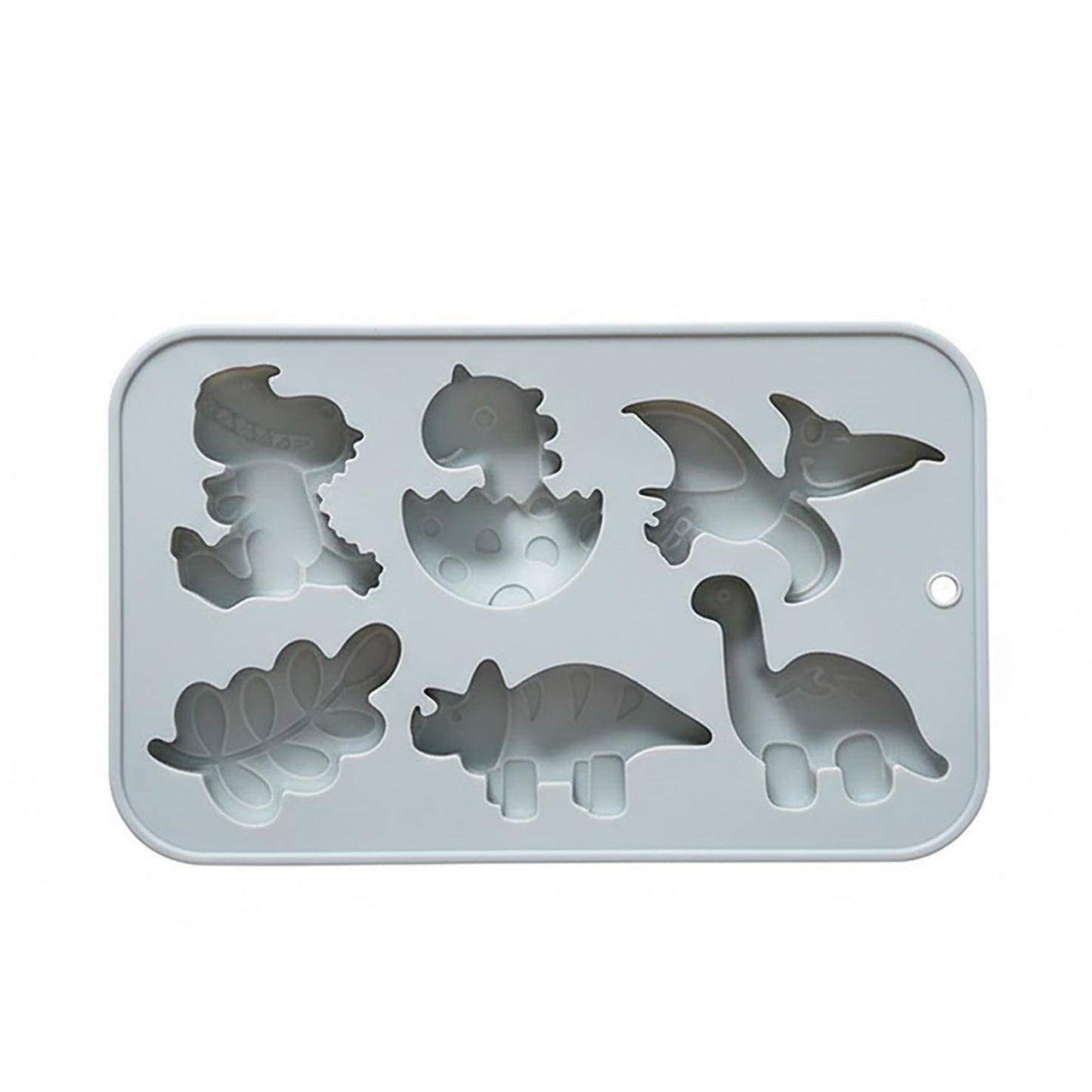 2-Piece Dinosaur Silicone Baking Mold Set Nonstick Flexible Chocolate Candy Dessert Mold