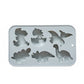 2-Piece Dinosaur Silicone Baking Mold Set Nonstick Flexible Chocolate Candy Dessert Mold