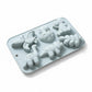 2-Piece Dinosaur Silicone Baking Mold Set Nonstick Flexible Chocolate Candy Dessert Mold