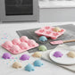 2-Piece Turtle Silicone Baking Mold Set Nonstick Flexible Chocolate Candy Dessert Mold