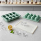 2-Pack Skull Silicone Ice Cube Tray 8-Cavity Flexible Nonstick Halloween Drink Mold
