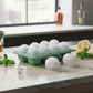 2-Pack Skull Silicone Ice Cube Tray 8-Cavity Flexible Nonstick Halloween Drink Mold