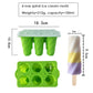 Silicone Popsicle Mold with Lid 6 Cavity Reusable Ice Pop Maker Tray