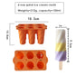 Silicone Popsicle Mold with Lid 6 Cavity Reusable Ice Pop Maker Tray