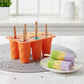 Silicone Popsicle Mold with Lid 6 Cavity Reusable Ice Pop Maker Tray