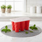 Silicone Popsicle Mold with Lid 6 Cavity Reusable Ice Pop Maker Tray