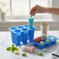 Silicone Popsicle Mold with Lid Reusable Ice Pop Maker Tray with 6 Cavities