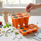 Silicone Popsicle Mold with Lid Reusable Ice Pop Maker Tray with 6 Cavities