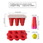 Silicone Popsicle Mold with Lid Reusable Ice Pop Maker Tray with 6 Cavities