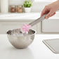 Stainless Steel Kitchen Tongs with Hand Shape Silicone Tips Serving Utensil Set 3 Piece