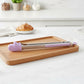 Stainless Steel Kitchen Tongs with Silicone Tips Non Slip Serving Utensil Set 2 Piece