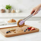 Stainless Steel Kitchen Tongs with Silicone Tips Non Slip Serving Utensil Set 2 Piece