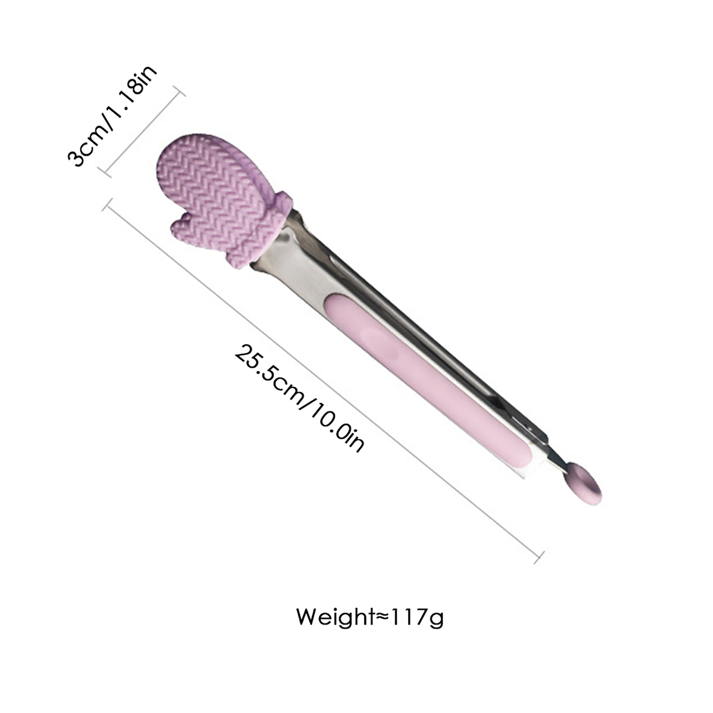 Stainless Steel Kitchen Tongs with Silicone Tips Non Slip Serving Utensil Set 2 Piece