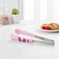 Stainless Steel Kitchen Tongs with Paw Handle Design Serving Utensil Set 2 Piece