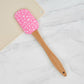Silicone Spatula Set XO Heart Print Wooden Handle Heat Resistant Baking Mixing Kitchen Tools 3 Piece