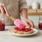 Silicone Spatula Set XO Heart Print Wooden Handle Heat Resistant Baking Mixing Kitchen Tools 3 Piece