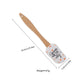 Silicone Spatula Set XO Heart Print Wooden Handle Heat Resistant Baking Mixing Kitchen Tools 3 Piece