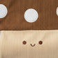Mushroom Hanging Tissue Holder with Soft Textured Fabric Design