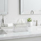 Textured Clear Acrylic Tissue Box Cover with Modern Rectangular Design