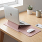 Laptop Sleeve Desk Mat Foldable Stand Case Protective Non Slip Surface Cover for Workspace