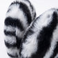 Tiger Print Plush Headphone Case for AirPods Max, Cute Furry Protective Cover with Soft Lining