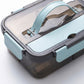 Bento Lunch Box Leakproof Food Container with Compartments Utensil Storage and Secure Lock Lid
