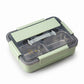 Bento Lunch Box Leakproof Food Container with Compartments Utensil Storage and Secure Lock Lid
