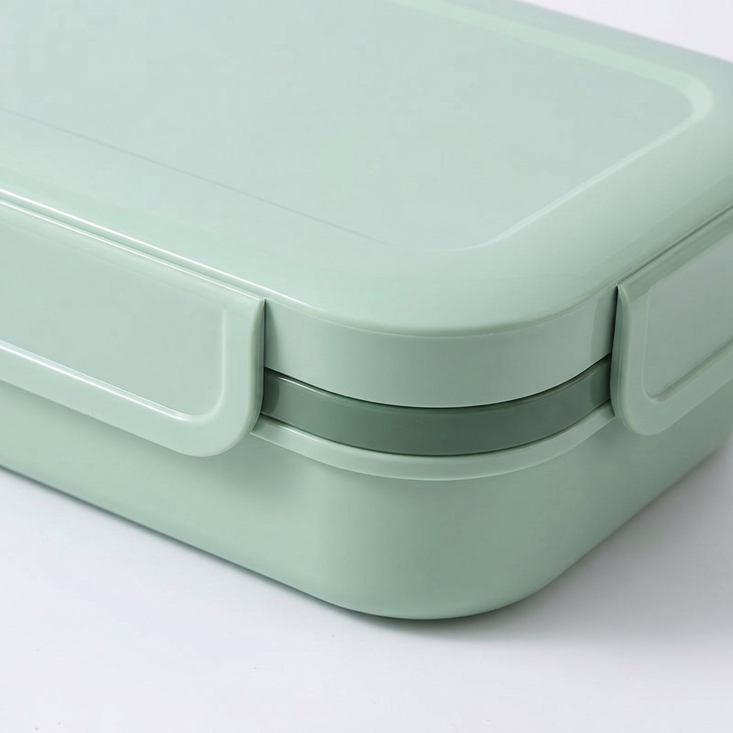 Bento Lunch Box Plastic Food Container with Compartments Leak Resistant Lid Meal Prep Storage