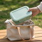 Bento Lunch Box Plastic Food Container with Compartments Leak Resistant Lid Meal Prep Storage
