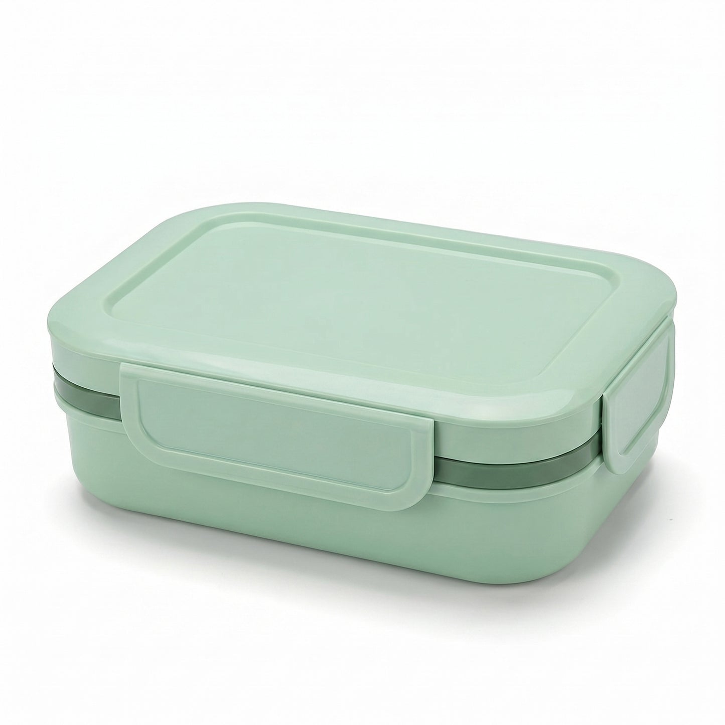 Bento Lunch Box Plastic Food Container with Compartments Leak Resistant Lid Meal Prep Storage