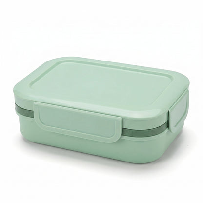 Bento Lunch Box Plastic Food Container with Compartments Leak Resistant Lid Meal Prep Storage