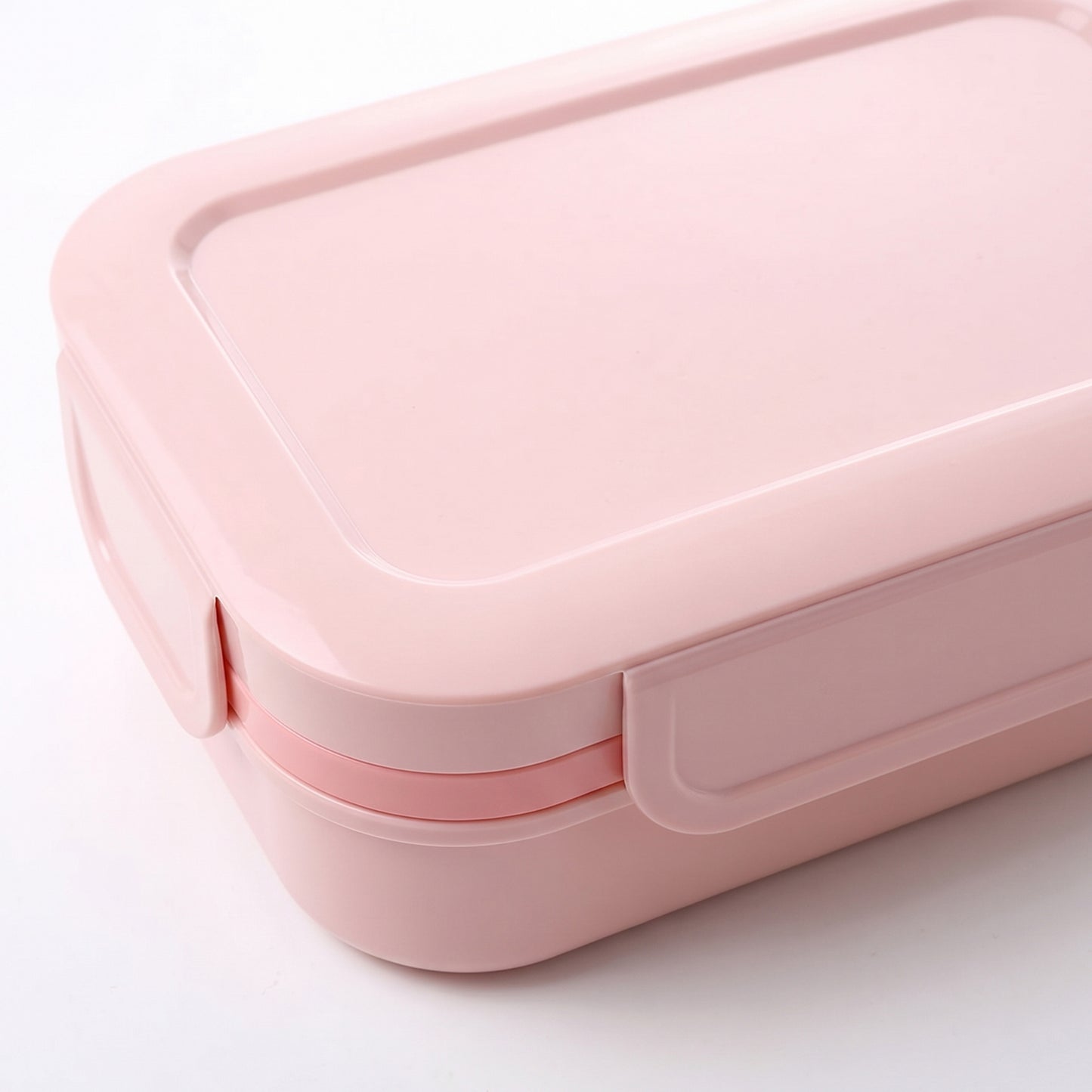 Bento Lunch Box Plastic Food Container with Compartments Leak Resistant Lid Meal Prep Storage