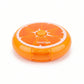 2 Pack Round Pill Organizer Travel Case with 7 Compartments Flip Lid Portable Medication Storage