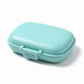 5-Pcs Travel Pill Organizer Case Set with Multi-Compartments Portable Medication Storage Flip Lid