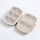 5-Pcs Travel Pill Organizer Case Set with Multi-Compartments Portable Medication Storage Flip Lid