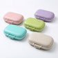 5-Pcs Travel Pill Organizer Case Set with Multi-Compartments Portable Medication Storage Flip Lid