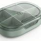 Travel Pill Organizer Case with Multi-Compartments Portable Medication Storage Flip Lid Design