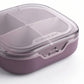 Travel Pill Organizer Case with Multi-Compartments Portable Medication Storage Flip Lid Design
