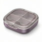 Travel Pill Organizer Case with Multi-Compartments Portable Medication Storage Flip Lid Design