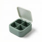 Compact Pill Organizer Case with 4 Compartments Portable Medication Storage Flip Lid