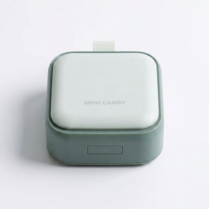 Compact Pill Organizer Case with 4 Compartments Portable Medication Storage Flip Lid
