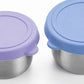 Food Storage Container Set with Stainless Steel Bowls and Silicone Lids Reusable Containers