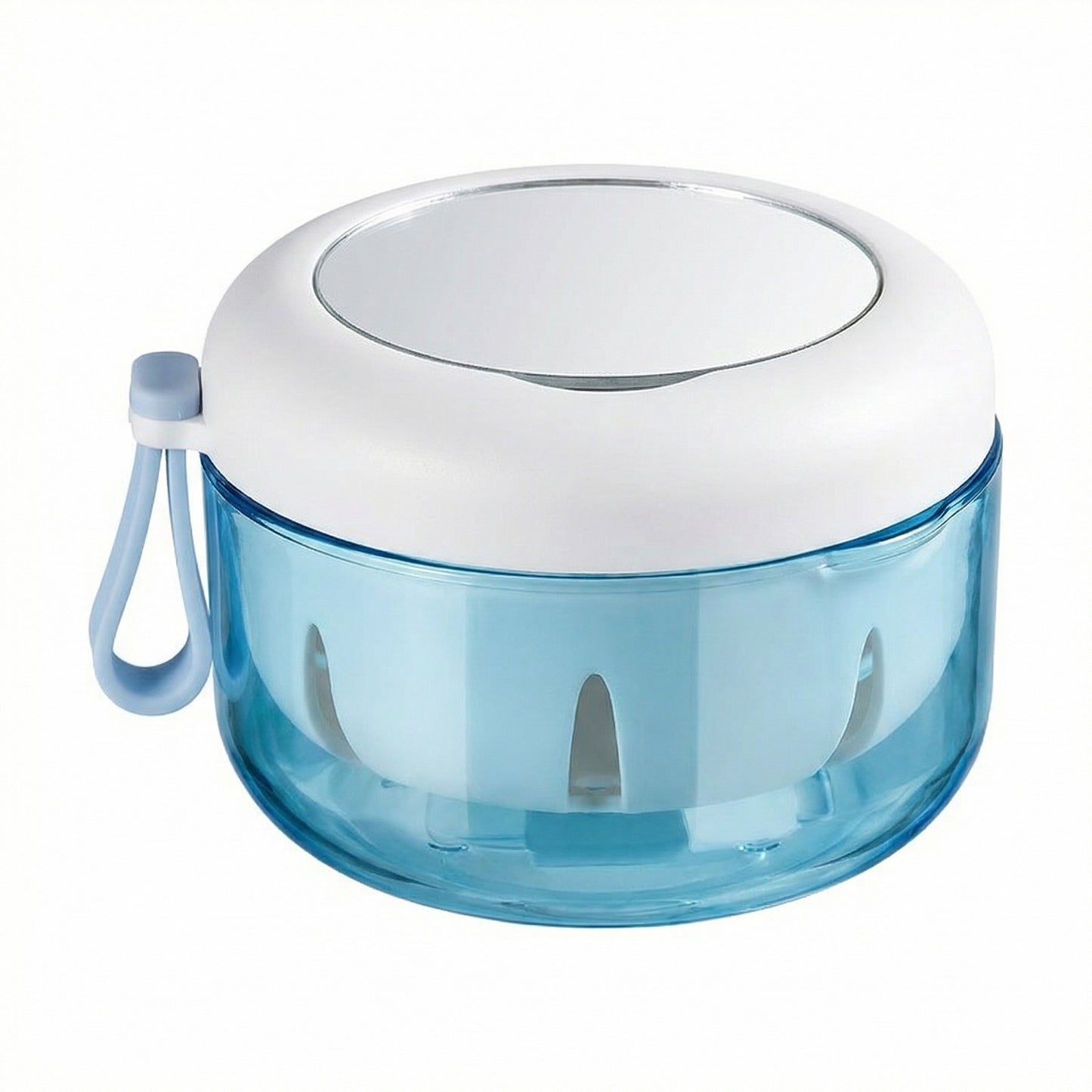 Denture Retainer Case with Mirror & Strainer, Leakproof Orthodontic Mouth Guard Storage Box