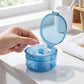 Retainer Case with Vent Drain Tray Portable Dental Storage Box for Aligners Dentures Mouth Guards