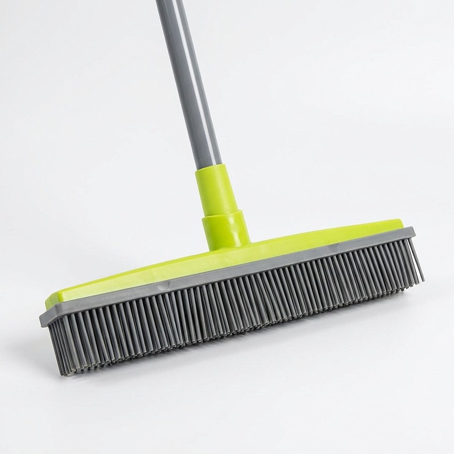 Pet Hair Removal Broom with Rubber Bristles and Long Handle
