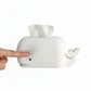 Whale Shape Tissue Box Cover Soft Decorative Tabletop Tissue Holder