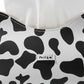 3-piece Cow Print Tissue Box Cover Decorative Soft Holder for Tabletop Use
