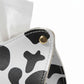 3-piece Cow Print Tissue Box Cover Decorative Soft Holder for Tabletop Use