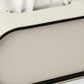 Rounded Minimalist Tissue Box Cover with Smooth Contoured Design